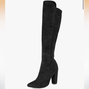 NWOT Journee Collection “Dominga” black heeled knee-high boots - 8